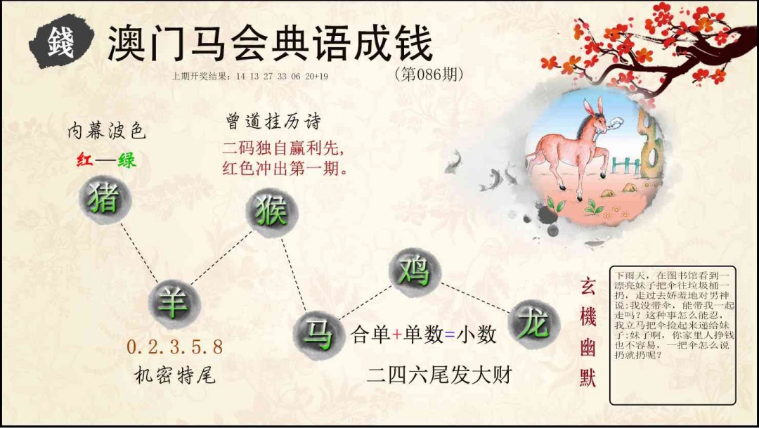 086期典语成钱[图]